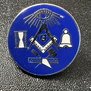Masonic Cloisionne Working Tool Lapel Pin